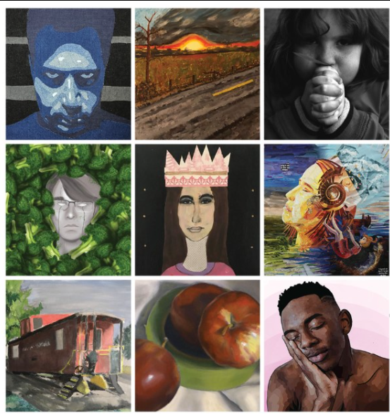 collage of different art pieces